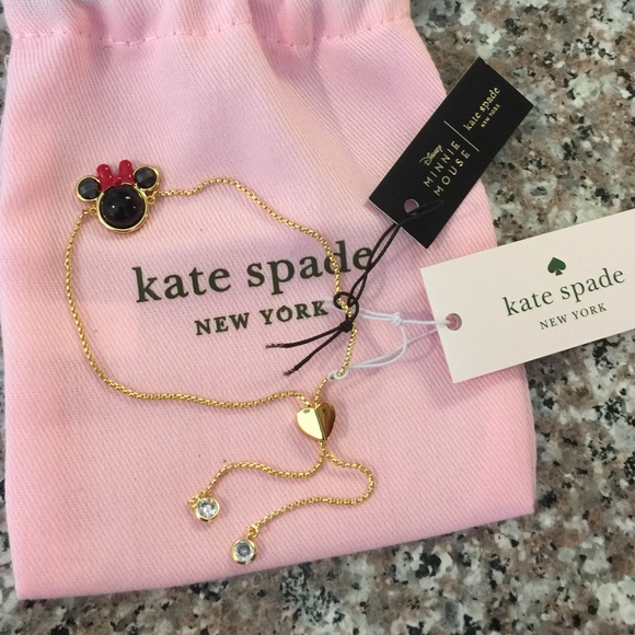 NWT Kate Spade Minnie Mouse Slider Bracelet - Picture 11 of 14